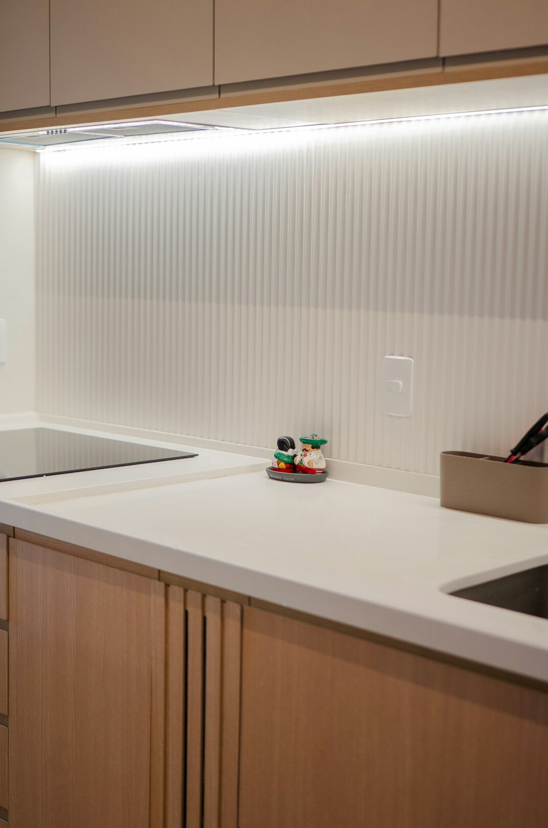 organized kitchen counter