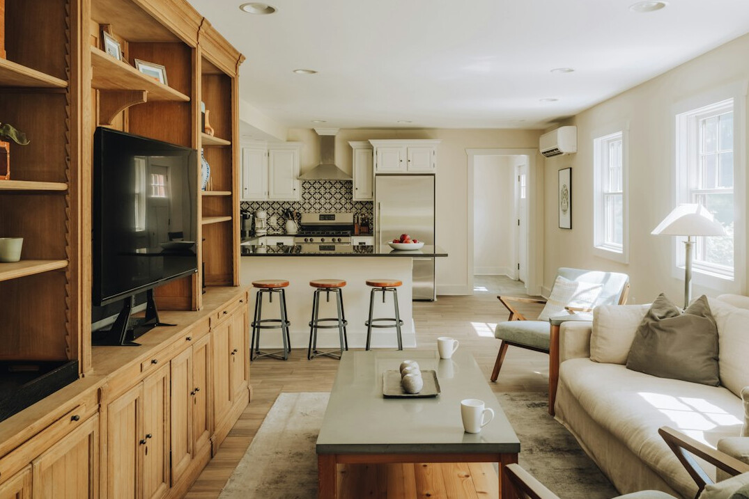 organized family home living room