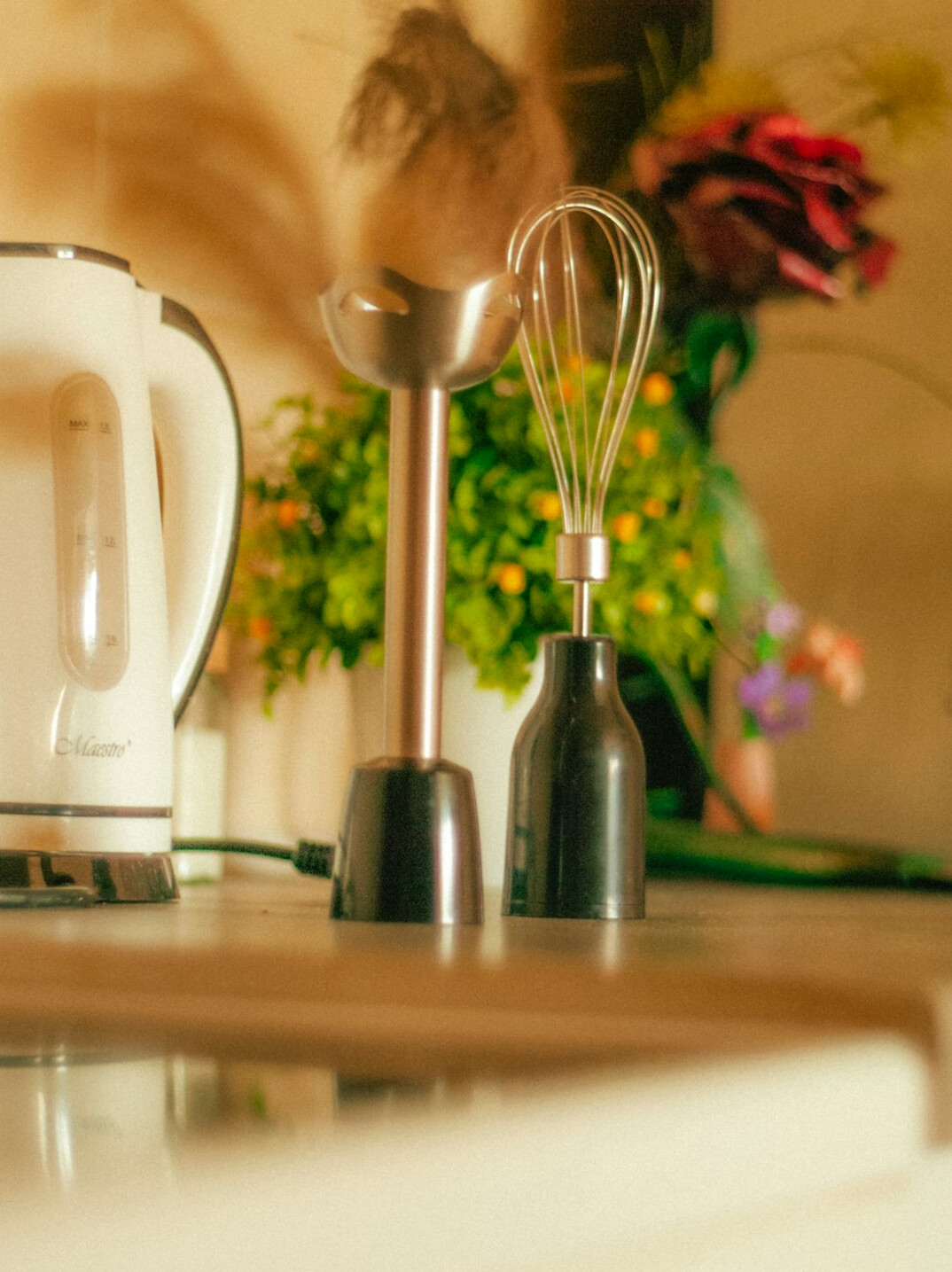 organized kitchen counter